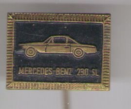 Mercedes Benz 230 SL bruin auto speldje ( G_040 ) - 1