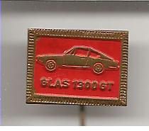 Glas 1300 GT rood auto speldje ( G_044 ) - 1