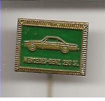 Mercedes Benz 230 SL groen auto speldje ( G_053 ) - 1