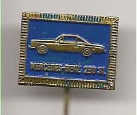 Mercedes Benz 230 SL blauw auto speldje ( G_054 ) - 1