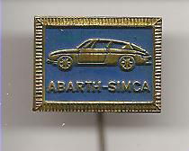 Abarth-Simca blauw speldje ( G_057 ) - 1