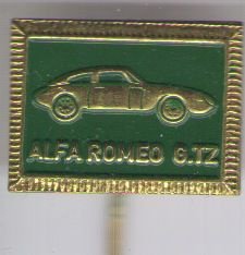 Alfa Romeo G.TZ groen speldje ( G_060 ) - 1