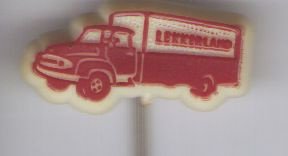 Lekkerland plastic vrachtauto speldje ( G_079 ) - 1