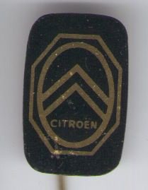 Citroen blik auto speldje ( G_090 )