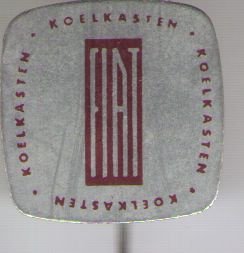 Fiat Koelkasten blik auto speldje ( G_095 ) - 1