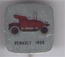 Renault 1909 blik auto speldje ( G_106 )