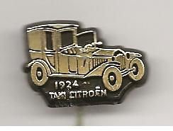 Taxi Citroen 1904 plastic auto speldje ( G_109 ) - 1