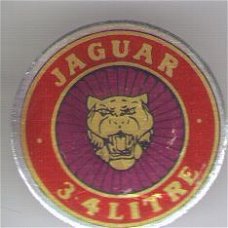 Jaguar 3.4 litre blik auto speldje ( G_110 )