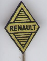 Renault blik auto speldje ( G_117 ) - 1