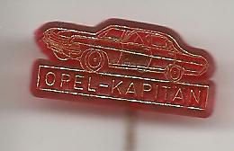 Opel Kapitan rood plastic auto speldje ( G_120 ) - 1