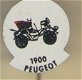 Peugeot 1900 rood blik auto speldje ( H_010 ) - 1 - Thumbnail
