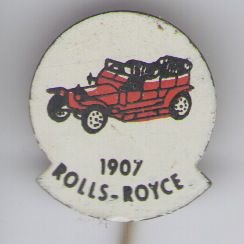 Rolls-Royce 1907 rood blik auto speldje ( H_017 ) - 1
