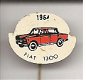 1964 Fiat 1300 rood blik auto speldje ( H_021 ) - 1 - Thumbnail