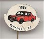 1964 Renault R8 rood blik auto speldje ( H_024 ) - 1 - Thumbnail