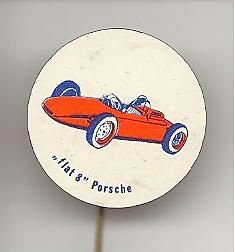 flat 8 porsche blik auto speldje ( H_042 ) - 1