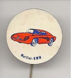 Martini- BMW blik auto speldje ( H_044 ) - 1