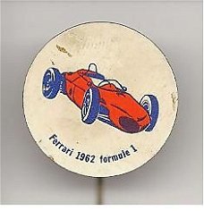 Ferrari 1962 formule 1 blik auto speldje ( H_046 )