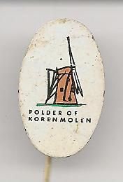 polder of korenmolen blik speldje ( H_050 ) - 1