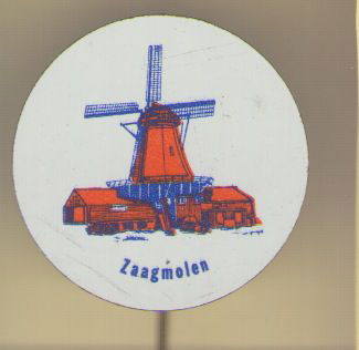 Zaagmolen blik speldje ( H_060 ) - 1