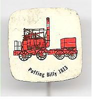 Puffing Billy 1813 blik speldje ( H_065 ) - 1