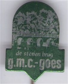 de Stenen brug G.M.C. Goes blik  speldje ( J_009 )