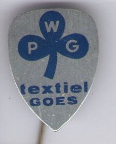 W.P.G. textiel Goes blik  speldje ( J_013 )