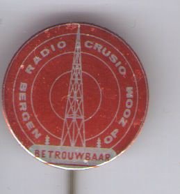 Radio Crusio Bergen op Zoom blik speldje ( J_031 ) - 1