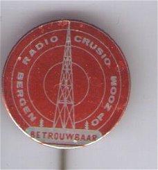 Radio Crusio Bergen op Zoom blik speldje ( J_031 )