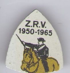 Z.R.V.1950-1965 ringrijden blik speldje ( J_037 ) - 1