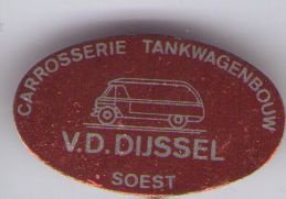 Carrosserie tankwagenbouw v.d.Dijssel blik speldje ( J_039 ) - 1