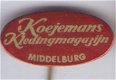 Koejemans kledingmagazijn Middelburg blik speldje ( J_040 ) - 1 - Thumbnail