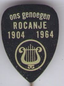 Ons genoegen Rocanje 1904-1964 blik speldje ( J_042 )