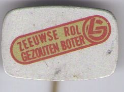 Zeeuwse rol gezouten boter blik speldje ( J_050 ) - 1