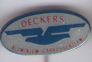 Deckers Aluminium carrosserieen blik speldje ( J_058 ) - 1