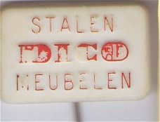 Stalen DICO meubelen plastic speldje ( J_065 )