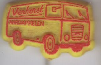 Verhorst aardappelen plastic auto speldje ( J_082 ) - 1