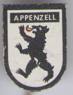 Appenzell blik wapen speldje ( J_092 )