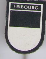 Fribourg blik wapen speldje ( J_093 )