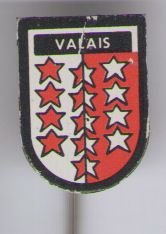 Valais blik wapen speldje ( J_096 ) - 1