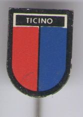 Ticino blik wapen speldje ( J_105 )