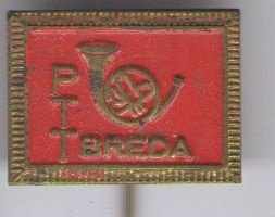 PTT Breda rood speldje ( J_109 ) - 1