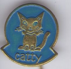 Catty blauw speldje ( J_112 ) - 1