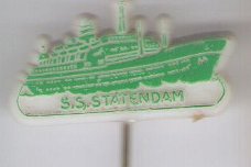 S.S. Statendam plastic speldje ( J_123 )