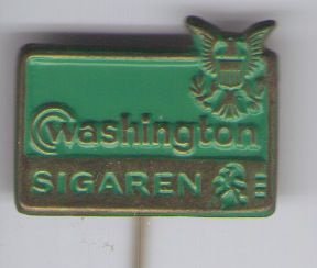 Washington groen Sigaren speldje ( K_010 ) - 1
