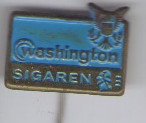 Washington blauw Sigaren speldje ( K_012 ) - 1