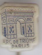 Arc d triomf Parijs plastic speldje ( K_037 ) - 1