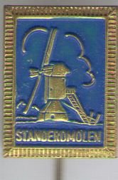 Standerdmolen blauw speldje ( K_042 ) - 1