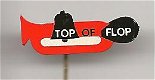 Top of Flop blik trompet speldje ( K_091 ) - 1 - Thumbnail