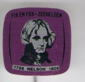 Fix en Fox Zeehelden Nelson 1758/1805 speldje ( K_103 ) - 1