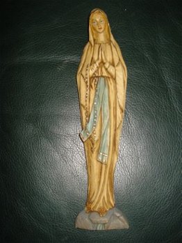 Retro mariabeeldje made in Italy soort kunststof nr 36 29 cm - 1
